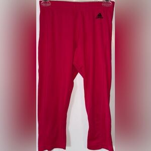 Adidas Red Capri Leggings Women’s S